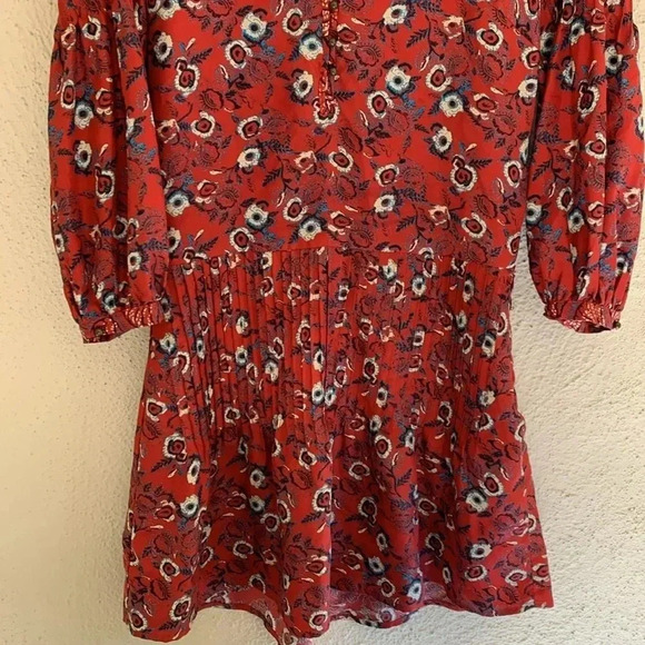 Veronica Beard Palmetto Pintuck Boho Dress Size 2 - Picture 5 of 9